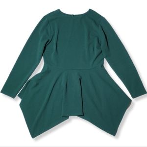 FTF Emerald peplum top size 0